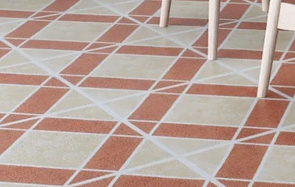 Hjemix | Peel and Stick PVC Gulv Matte Vinylgulv med Steintlook