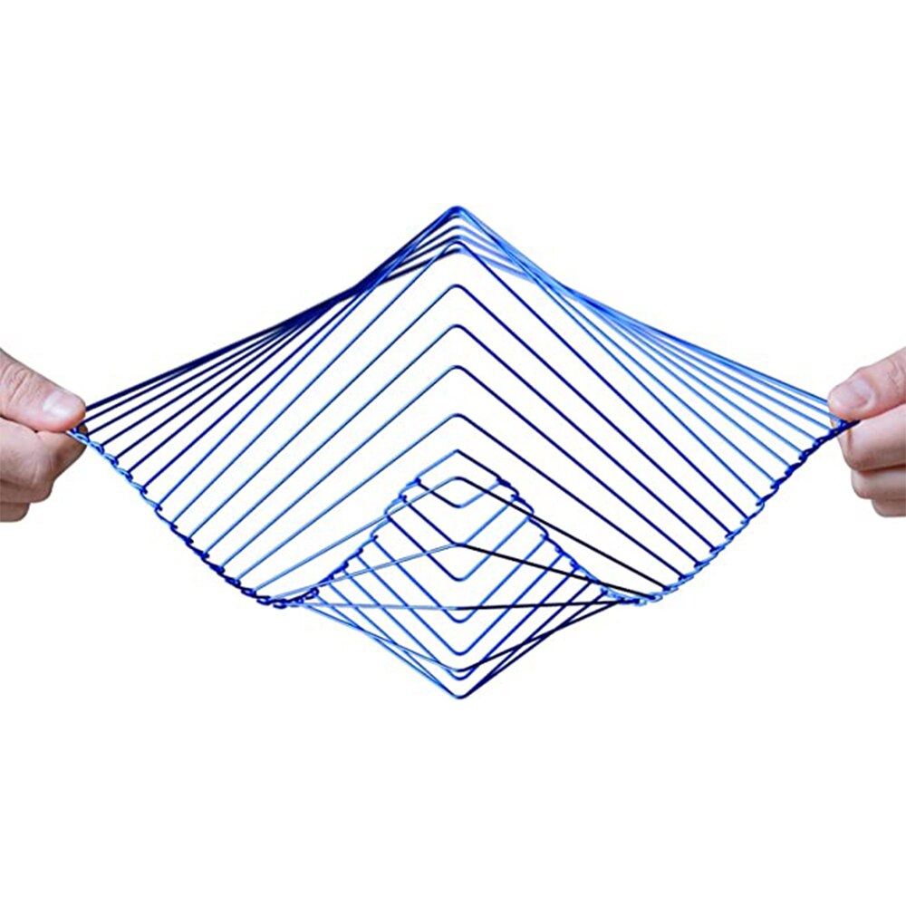 Hjemix | Dream Atellani Square Wave Spin for å avlaste magiske vindklokker for oppheng utendørs som solfangere for hagedekorasjon