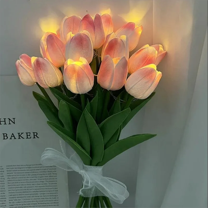Hjemix | TulipGlow - Bærbar LED Tulipan Nattlampe