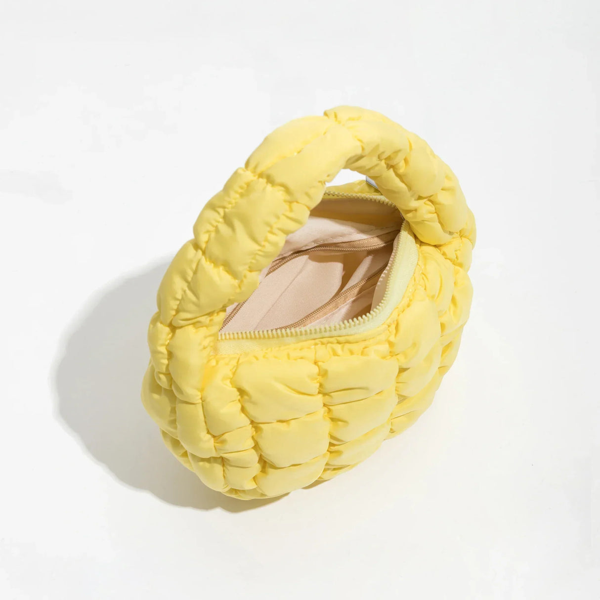 Hjemix | Livlig quiltet rund mini bag