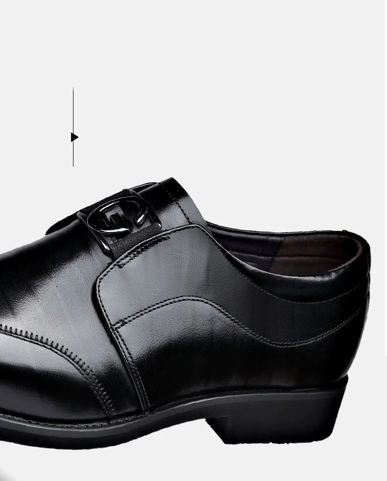 Hjemix | Herresko i lær Stilige herresko Spisse Oxford bryllups lær herresko Gentlemans kontorsko