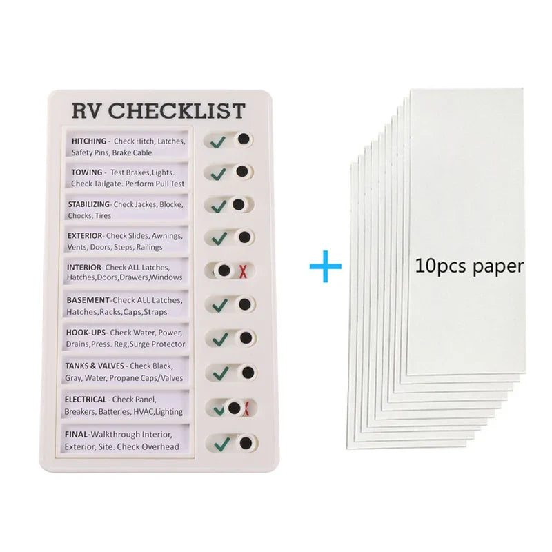 Hjemix | Gjenbrukbar My Chores Sjekkliste Dagsplanlegger - Barn Plast Memo Tavle for Oppgaveliste, Ansvar og Atferds-selvdisiplin