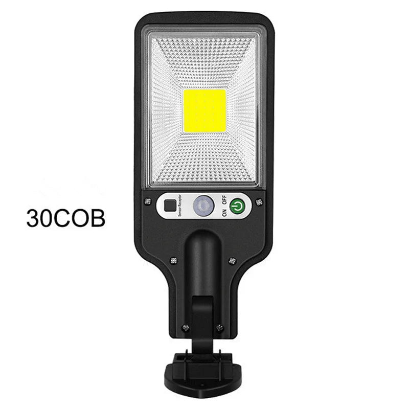 Hjemix | Solcellevegglys med bevegelsessensor | Hage- og gatebelysning | LED solbelysning - DoorLed