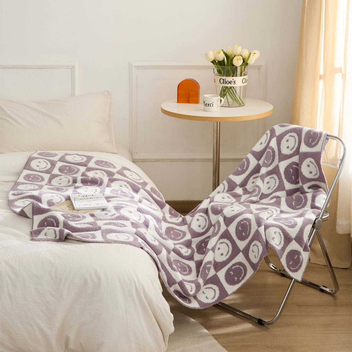 Hjemix | Smiley Rutet Teppe