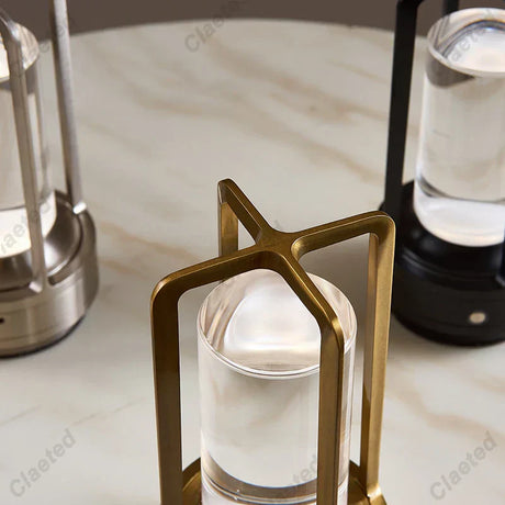 Hjemix | Oppladbar Trådløs LuxuryGlow Bordlampe - Elegant Trådløs Lampe for Enhver Stemning