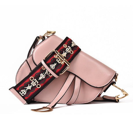 Hjemix | Luksuriøs Kvinne Skulderveske - eksklusiv PU - lær Sadelveske