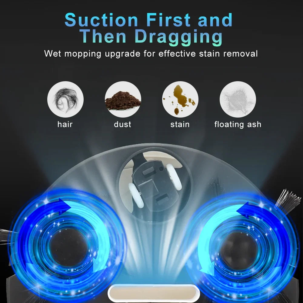 Hjemix | Sterkere Støvsugerrobot Fullt Automatisk Feie Robot