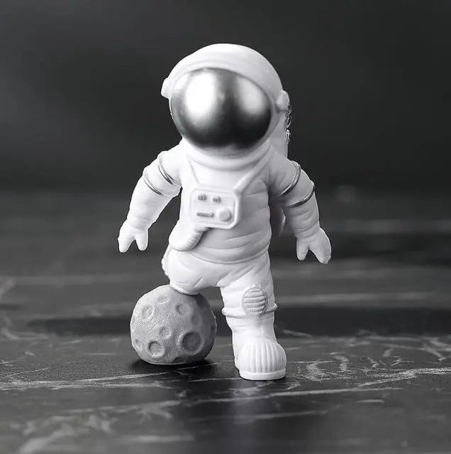 Hjemix | Harpiks Astronaut Figur Statue Rom Reisende Skulptur Utdanningsleketøy Skrivebordsdekorasjon Astronaut Modell For Barn Gave