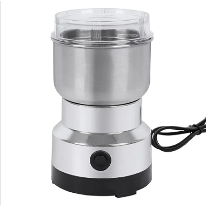 Hjemix | Mini Elektro-Kvernn – 300ml Ultrafin Kvern for Babymat, Kaffe, Krydder, Pepper og Korn – 2/4 Klinge alternativer