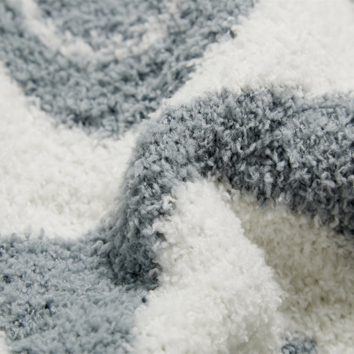 Hjemix | Smiley Rutet Teppe