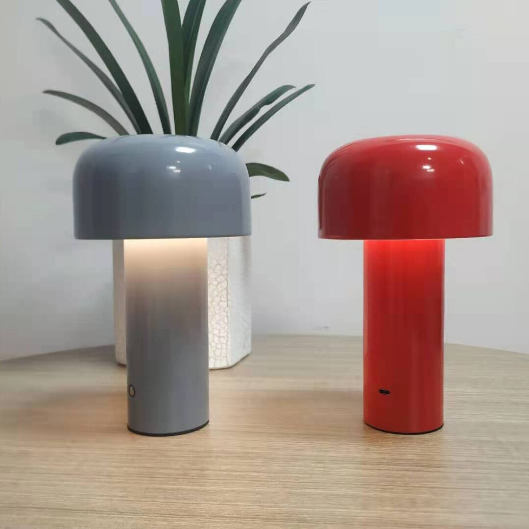 Hjemix | Italiensk stil oppladbar sopp bordlampe