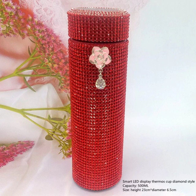 Hjemix | Smart Flaske Termos I Smart Temperaturdisplay Zirconia Vakuumflaske 500 ML