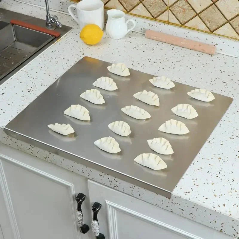 Hjemix | Rustfritt Stål Skjærebrett - Hygienisk Kjøkkenbrett