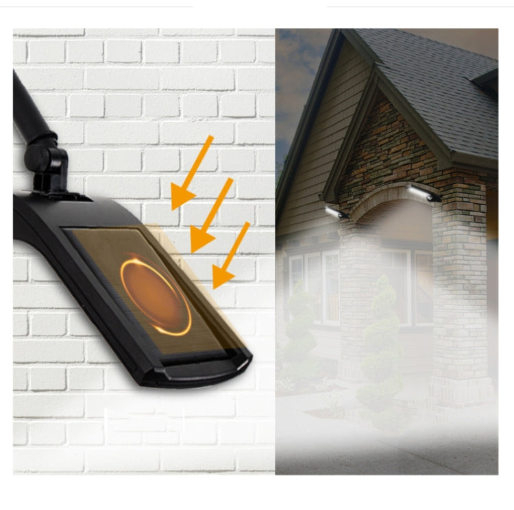 Hjemix | Sollys utendørs 36 LED super lys solcellelampe 280LM bevegelsessensor sikkerhetslys trådløse vanntette fleksible vegglys