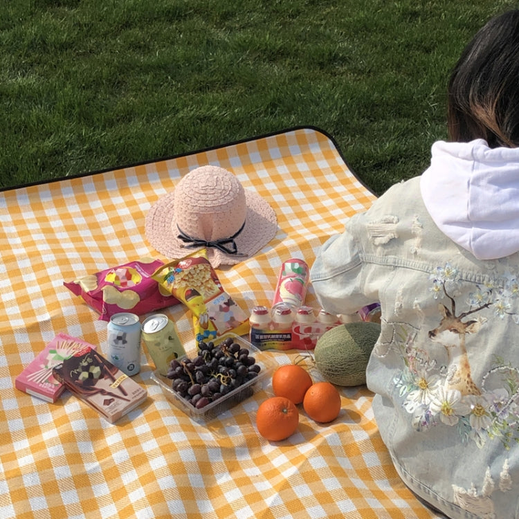 Hjemix | FP1409 6mm Tykkelse Fuktbestandig Strandmatte Utendørs Camping Teltmatte Uten Bæreveske, Størrelse: 150x200cm (Neon)