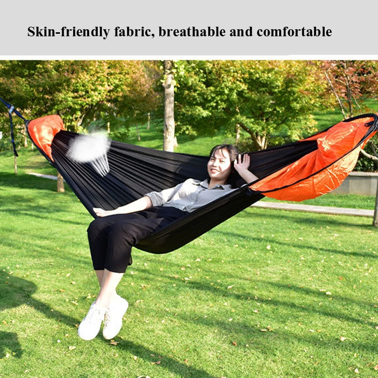 Hjemix | Strut-Mosquito-net-hammock Diamond-Sunshade-Set Outdoor Camping Automatic Quick-Open Anti-Mosquito-net-Hammock-Set (Hæralm Green)