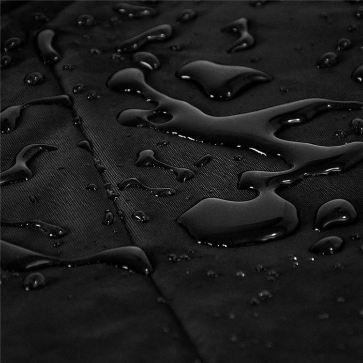 Hjemix | Utendørs Strandstol Støvtett og Vanntett Beskyttelsesdeksel for Rokkestol, Størrelse: 210x75x80cm (Svart+ Sølv)