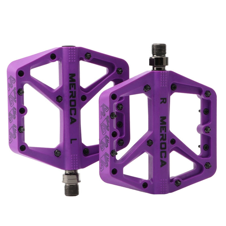 Hjemix | MEROCA Terrengsykkel Nylon Pedal (Lilla)