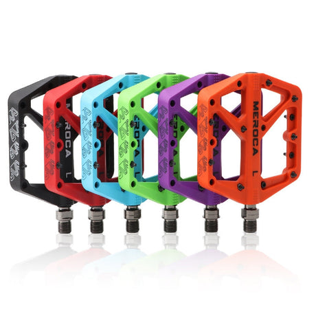 Hjemix | MEROCA Terrengsykkel Nylon Pedal (Grønn)