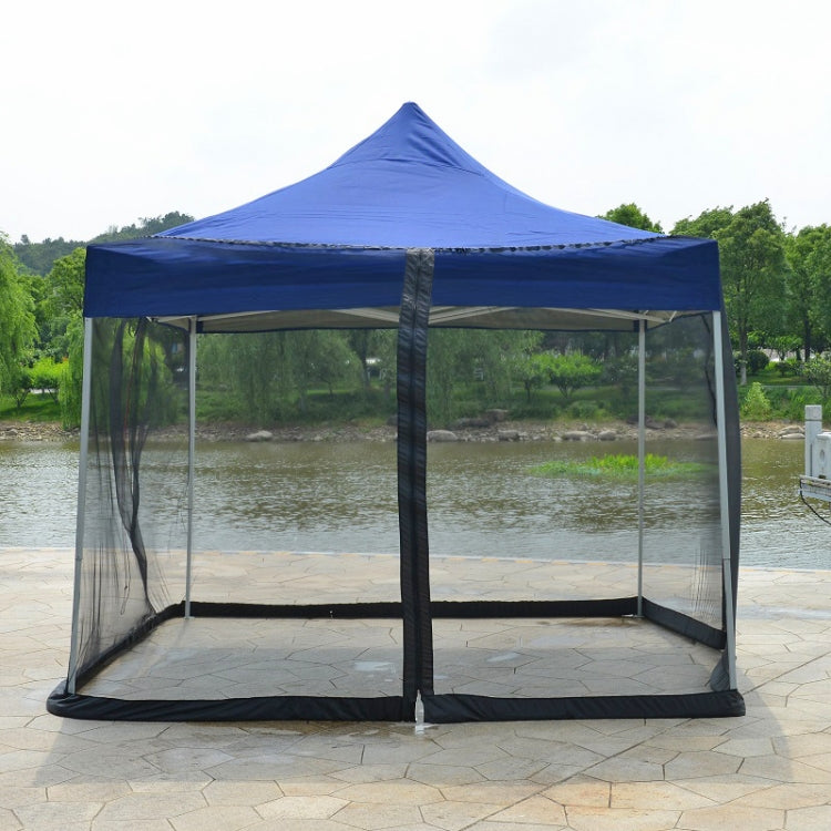 Hjemix | HY-0205 300 x 230 cm Utendørs Solparaply Antimygg Nettdeksel, Dimensjoner: Faltelt (Svart)