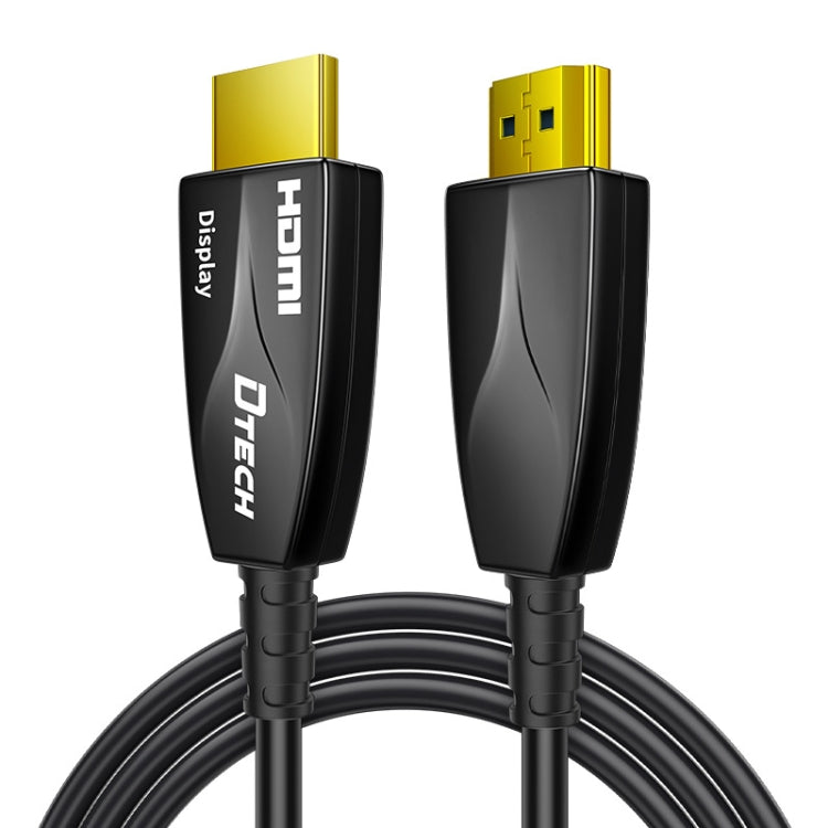 Hjemix | DTECH HDMI 2.0 Versjon Fiber Optisk Kabel 4K 60Hz Storskjerm TV Ingeniørkablering, Lengde: 10m