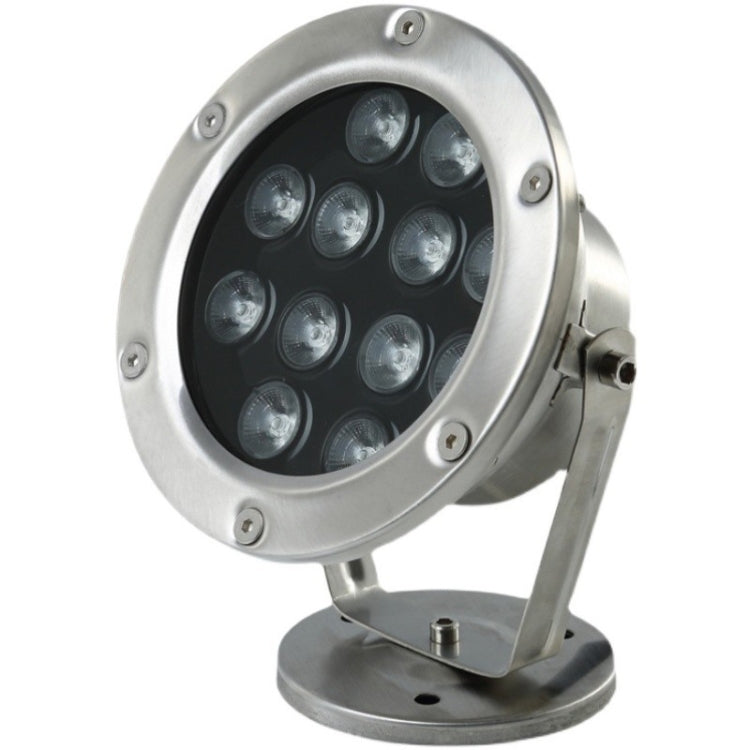 Hjemix | LED Underwater Light Pool Fish Pond Fountain Waterproof Landscape Light 18W (Hvit)