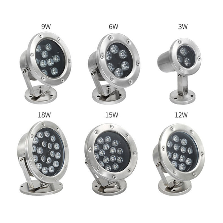 Hjemix | LED Underwater Light Pool Fish Pond Fountain Waterproof Landscape Light 18W(Gul)