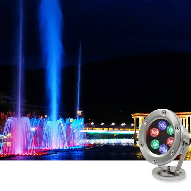 Hjemix | LED Undervannslampe Basseng Fiskedam Springvann Vanntett Landskapslys 24W (Varm Hvit)