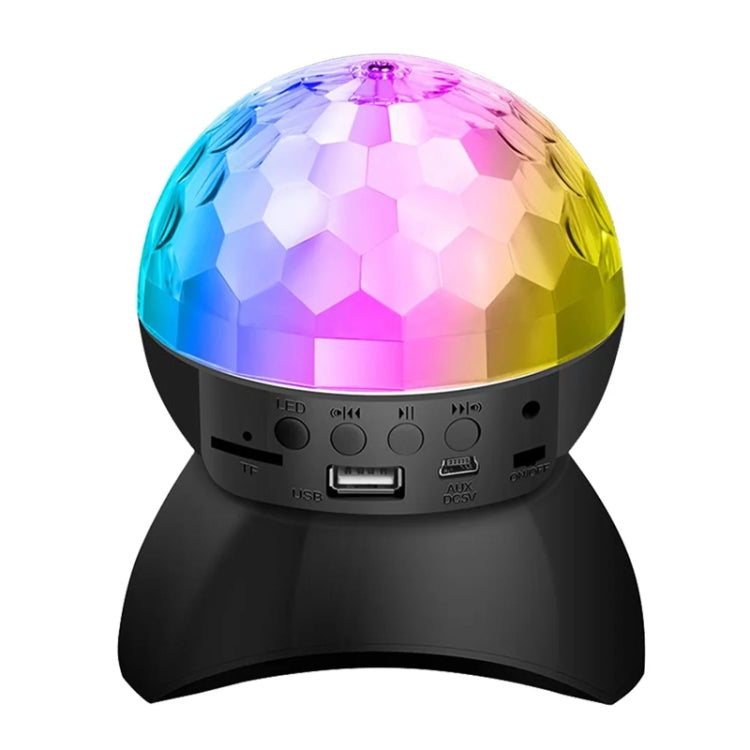 Hjemix | Hjem LED Magisk Ball Lamper Bounce Ambient Lamper Rom Lyd Lamper Kuler, Farge: Ladingsmodul Svart (RGB Farget 5W)