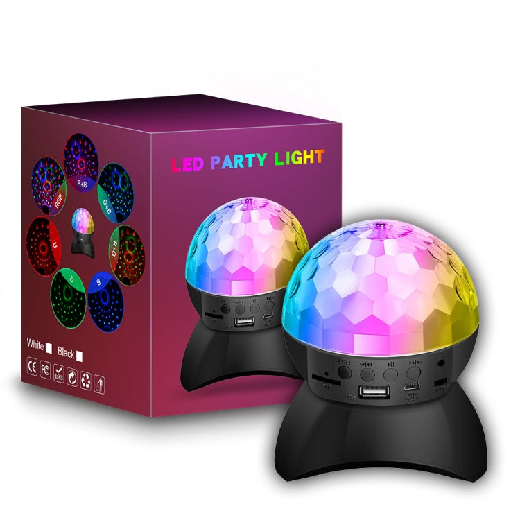 Hjemix | Hjem LED Magisk Ball Lamper Bounce Ambient Lamper Rom Lyd Lamper Kuler, Farge: Ladingsmodul Svart (RGB Farget 5W)