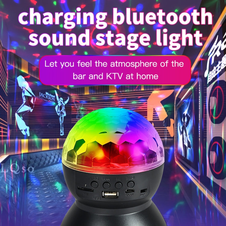 Hjemix | Hjem LED Magisk Ball Lamper Bounce Ambient Lamper Rom Lyd Lamper Kuler, Farge: Ladingsmodul Svart (RGB Farget 5W)