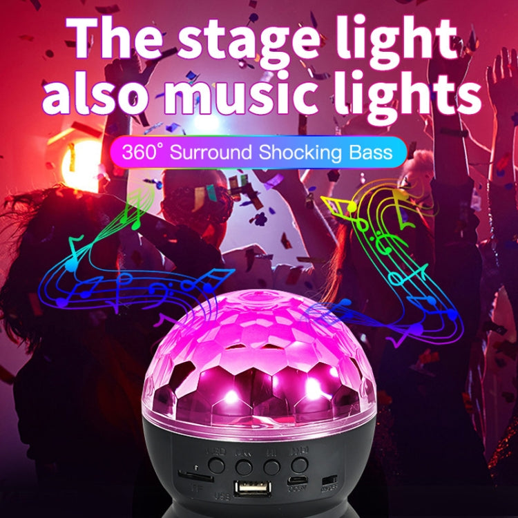 Hjemix | Hjem LED Magisk Ball Lamper Bounce Ambient Lamper Rom Lyd Lamper Kuler, Farge: Ladingsmodul Svart (RGB Farget 5W)