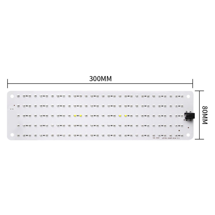 Hjemix | 4 hoder 12V Full Spectrum Rød og Blå Lys Panel Plantevekstlampe Frøplante Fylllys (EU-plugg)