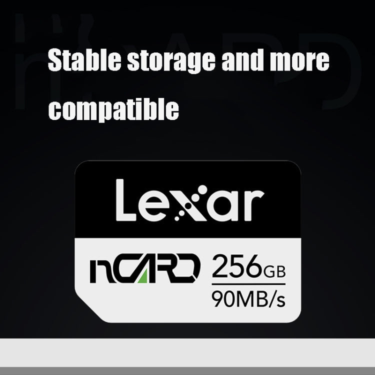 Hjemix | Lexar nCARD 256GB minnekort mobiltelefonutvidelse NM-kort