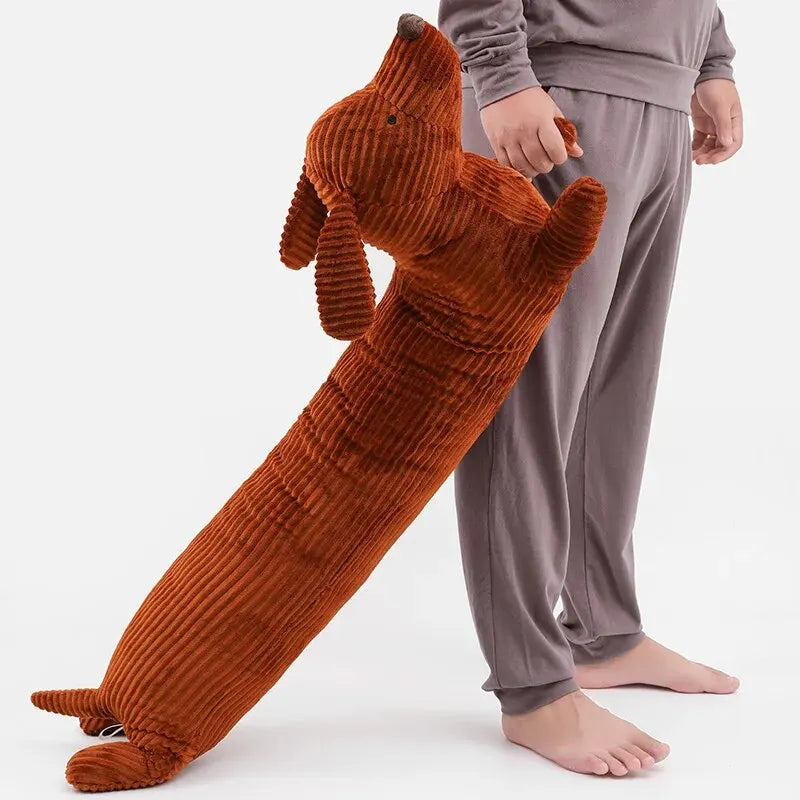 Hjemix | Hund kosedyr - DogPillow - Fluffy - Myk og slitesterk - Dachsund
