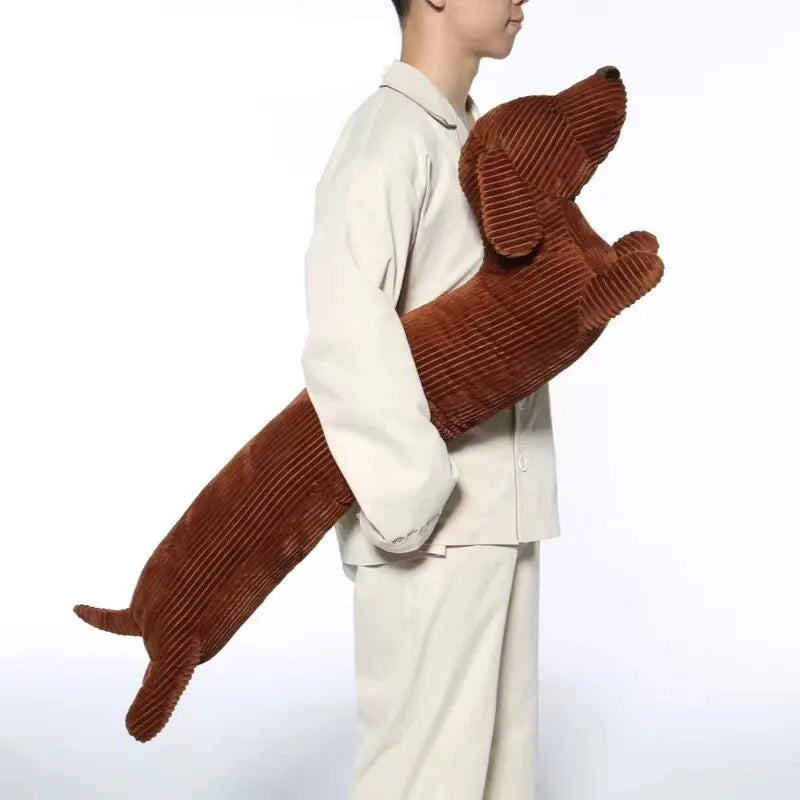 Hjemix | Hund kosedyr - DogPillow - Fluffy - Myk og slitesterk - Dachsund