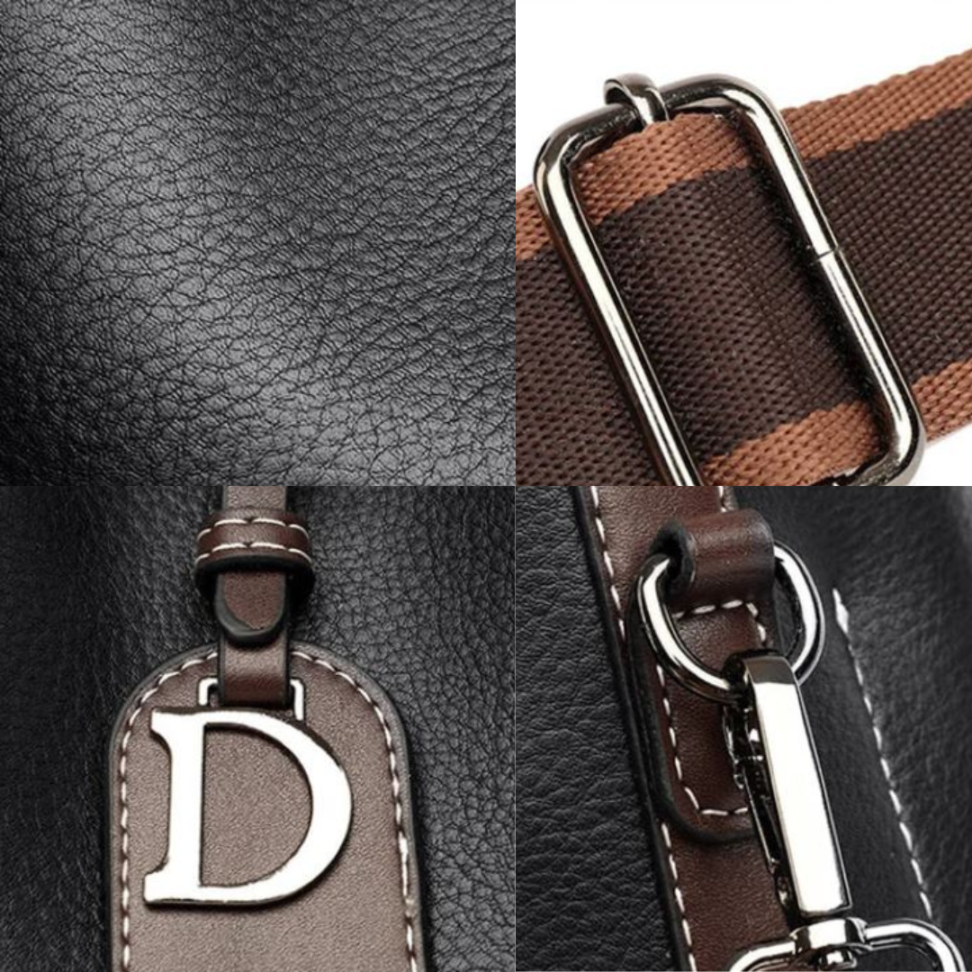 Hjemix | Skulderveske: Ekte lær Niche Kvinners Crossbody-veske