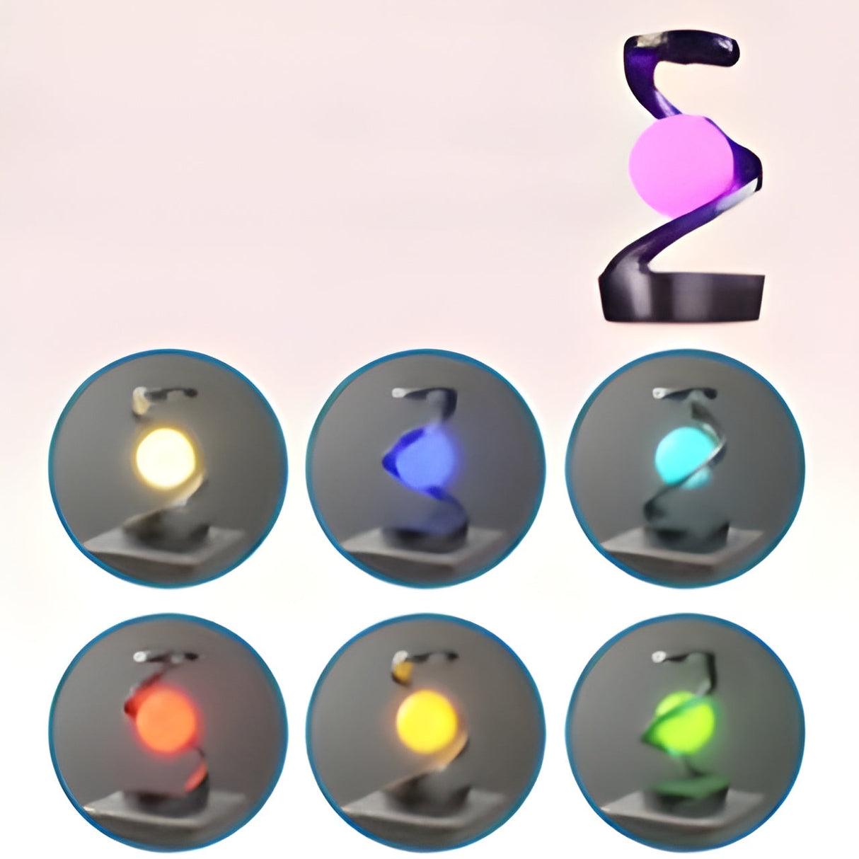 Hjemix | Roterende Flytende Bordlampe | FloatLight