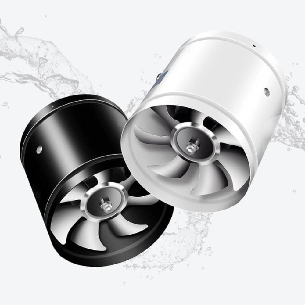 Hjemix | Kraftig Stille Avtrekksvifte – Forbedre luftkvaliteten og fjern røyk og lukt for kjøkken og kontor