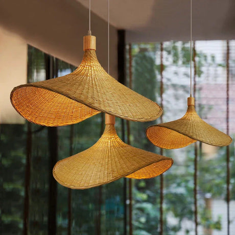 Hjemix | Hengende lampe laget av bambus