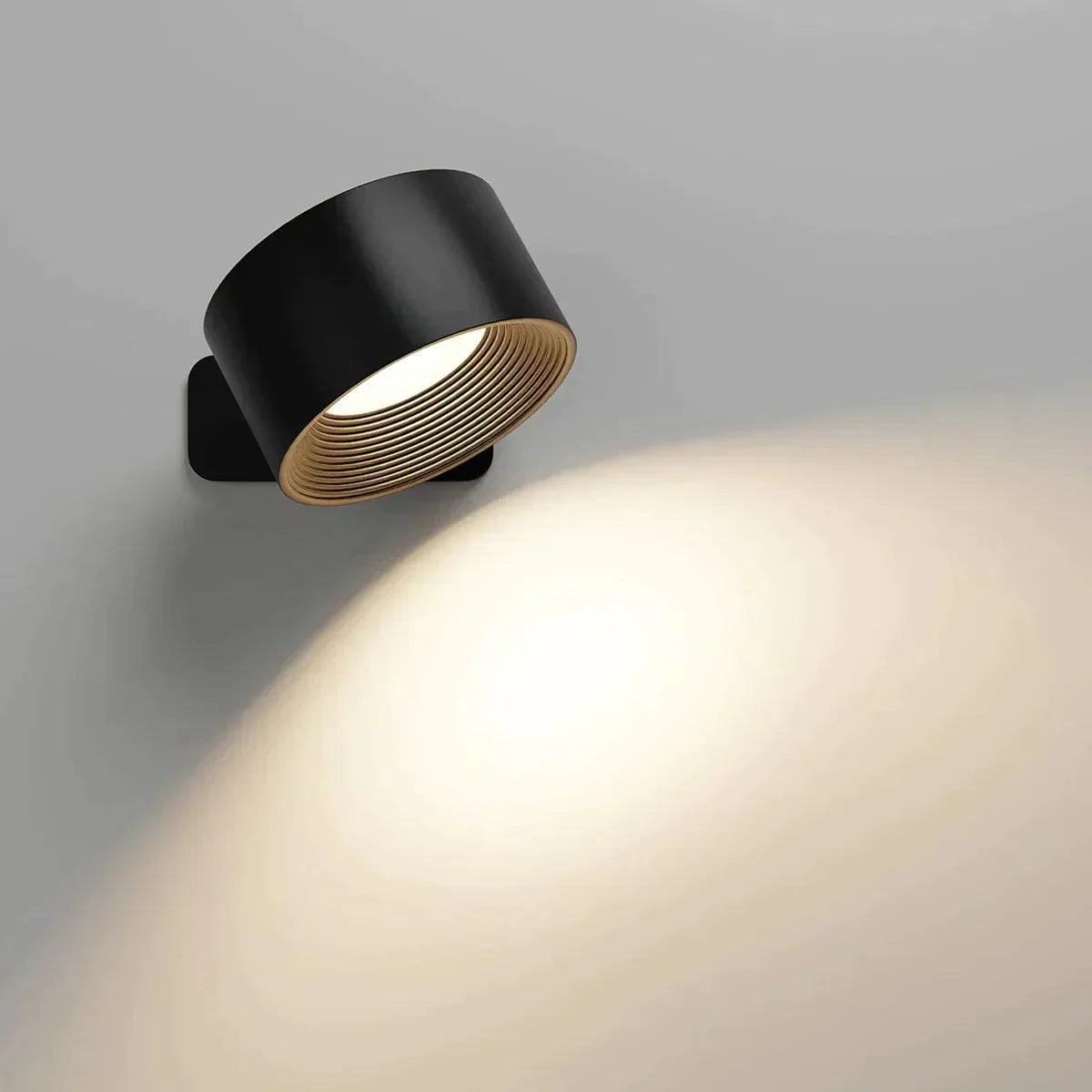 Hjemix | 360° trådløs oppladbar vegglampe | Allsidig LED-belysningsløsning