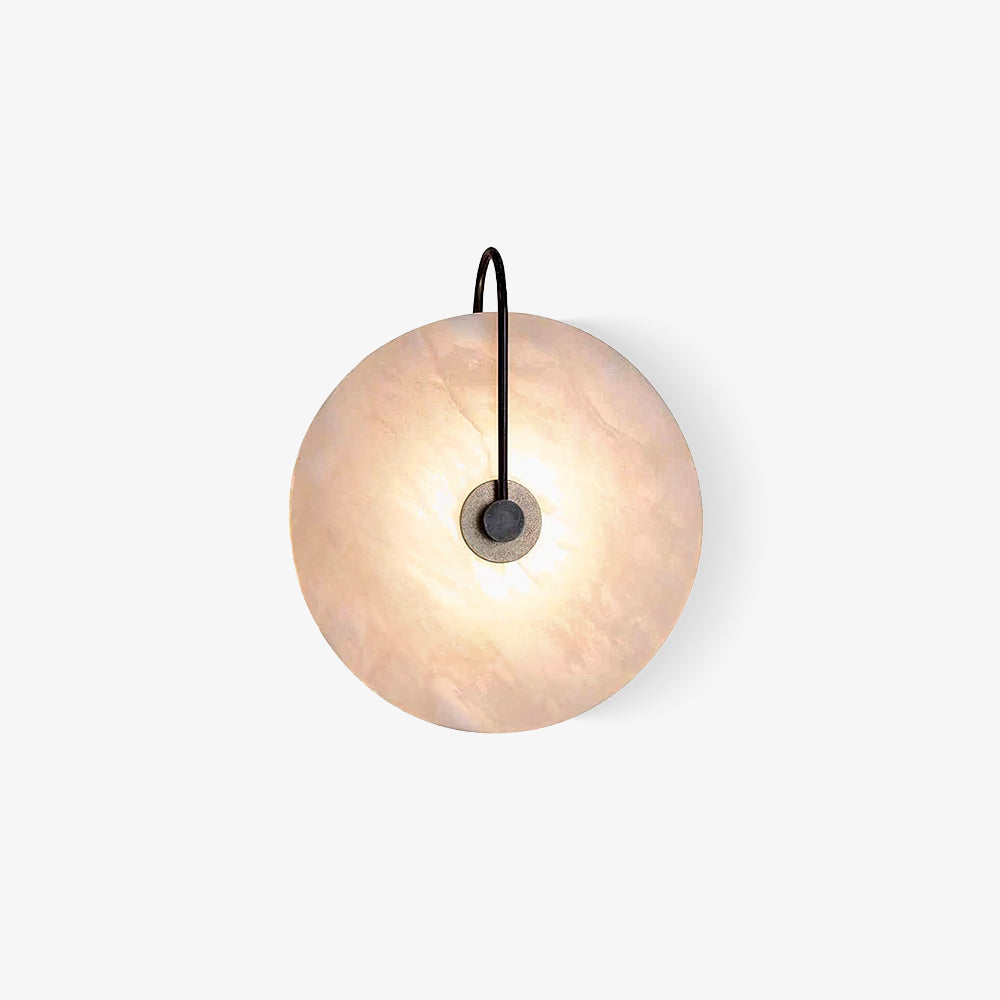 Hjemix | Hvit Alabaster Vegglampe