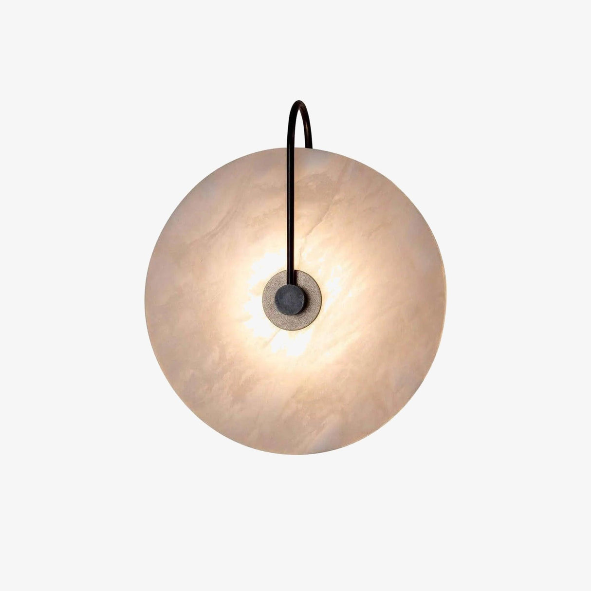 Hjemix | Hvit Alabaster Vegglampe