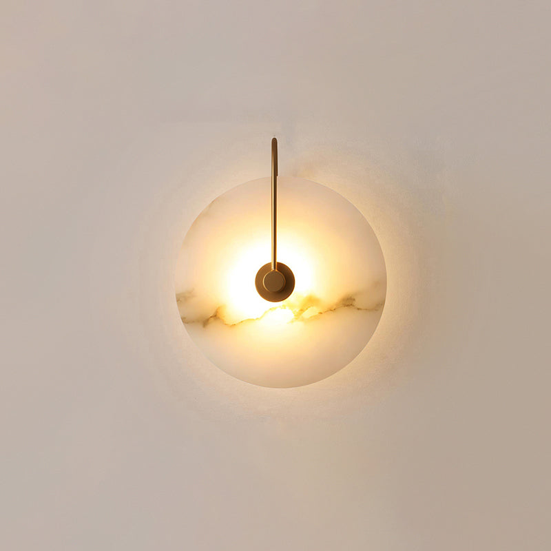 Hjemix | Hvit Alabaster Vegglampe