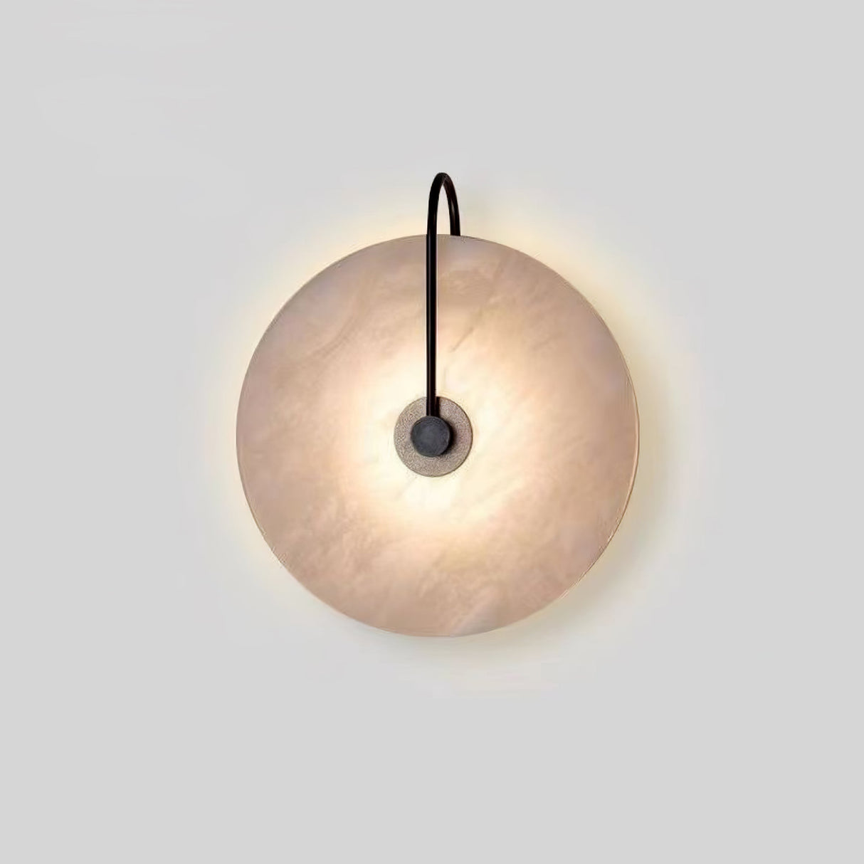 Hjemix | Hvit Alabaster Vegglampe