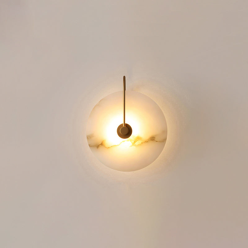 Hjemix | Hvit Alabaster Vegglampe