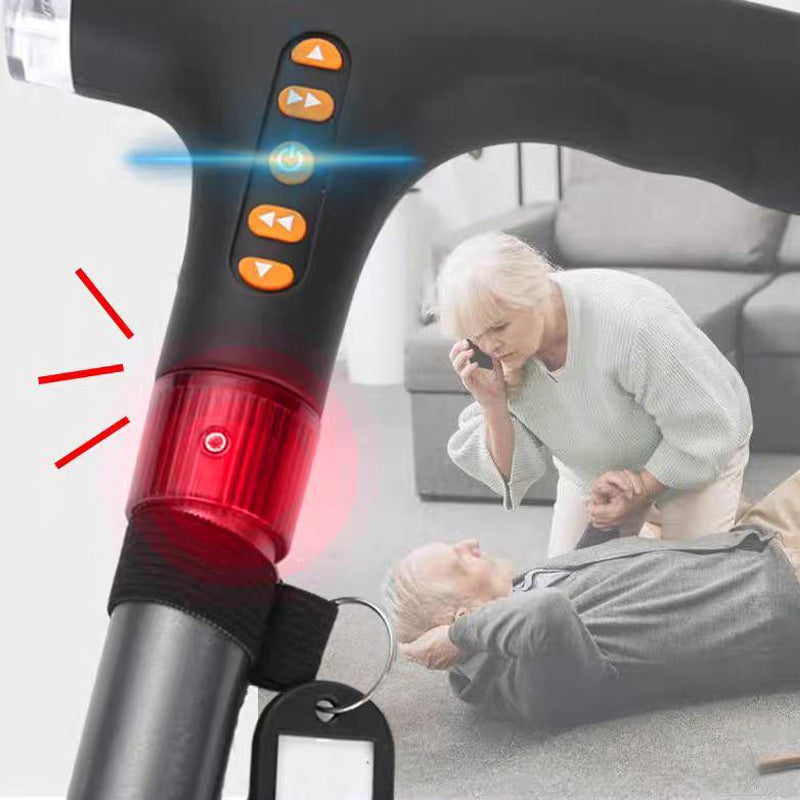 Hjemix | Intelligent Gåstokk for Eldre med LED Lys