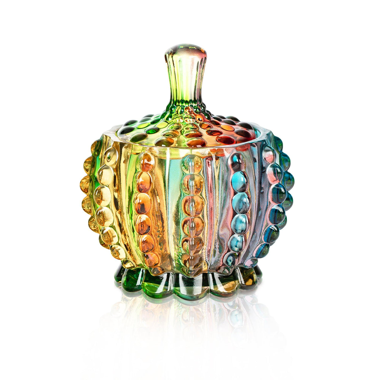 Hjemix | Iridescent Sukkerbolle med Lokk