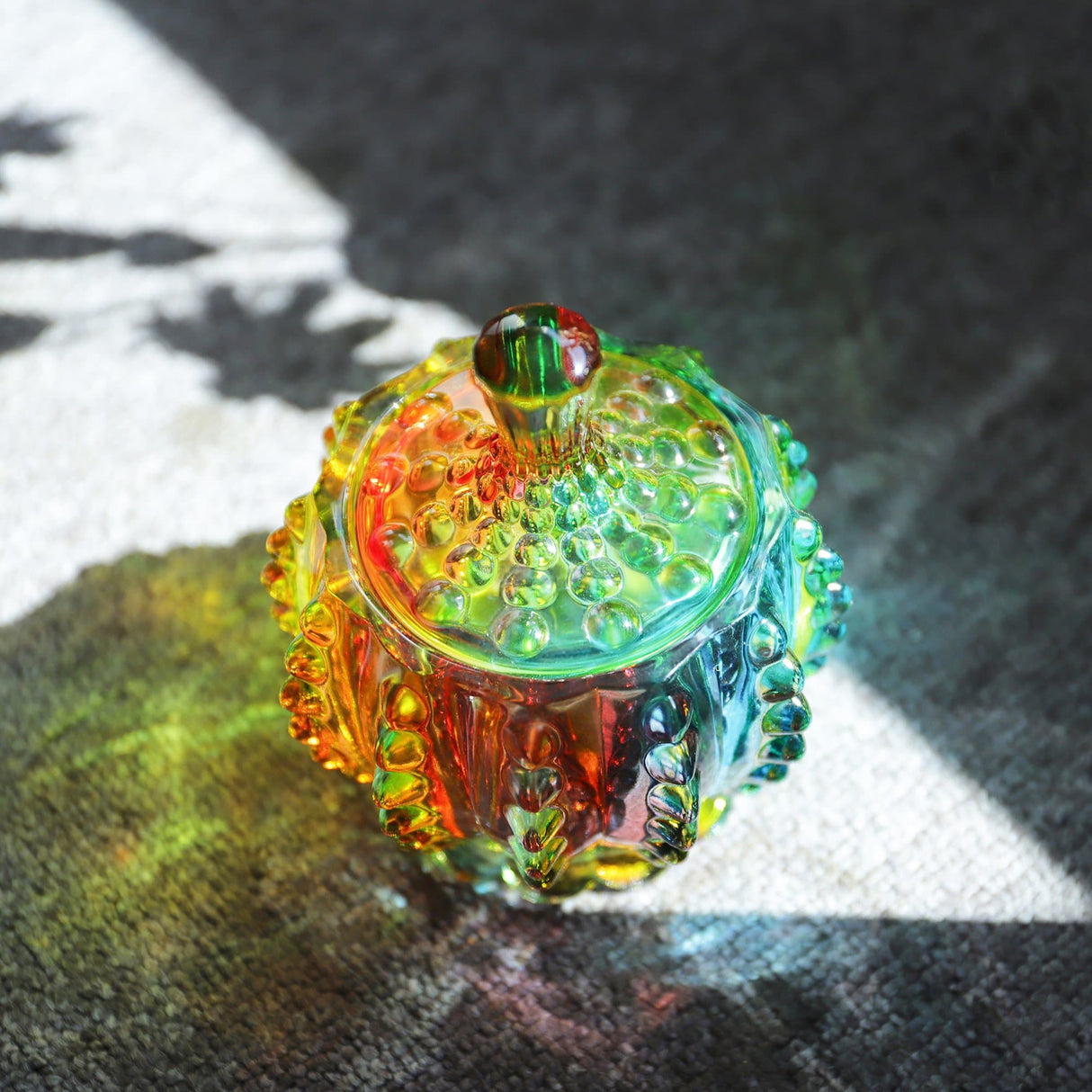 Hjemix | Iridescent Sukkerbolle med Lokk