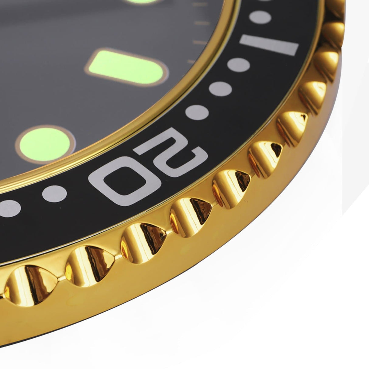 Hjemix | Stille Glitrende Veggklokke